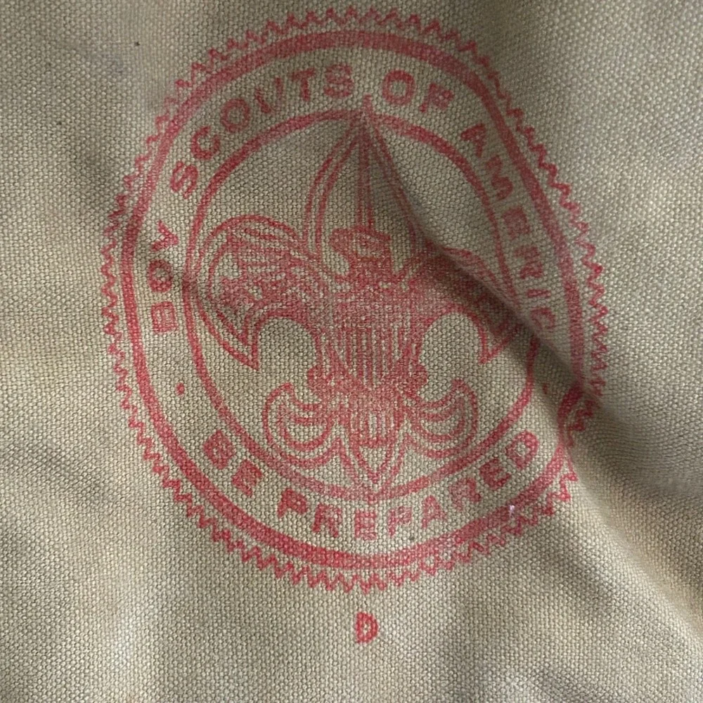 Boy Scouts of America Deluxe Yucca Backpack OS Tan Vintage 1973 Patches No 1329